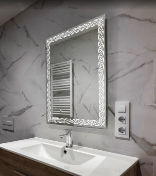 Зеркало МЗ "Калиф" 600*800  (LED-подсветка) *1/10*** Зеркало МЗ "Калиф" 600*800  (LED-подсветка) *1/10***