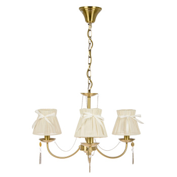 Люстра IL0023-3PSQ-24 AB CASTOR 40Вт Е14 S=18м2  *1