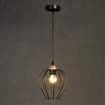 Люстра IL2001-1PA-05 BK ROSE GD 40Вт Е27 S=6м2  *1