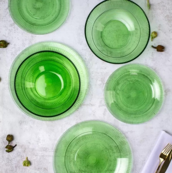 Тарелка стекло Luminarc "Louise Chartreuse" мелк. d19см Зеленый прозрачный O0488 *24 Тарелка стекло Luminarc "Louise Chartreuse" мелк. d19см Зеленый прозрачный O0488 *24