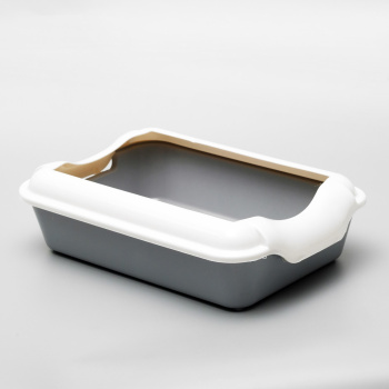 Туалет с бортом, 40 х 10 см, серый 1058040