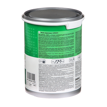 Эмаль акриловая зеленая 1 кг Ореол *1/6/336