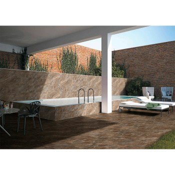 Керамогранит 1.44 м² Global Tile Thor 6260-0222, 600x300x9 мм, темно-бежевый