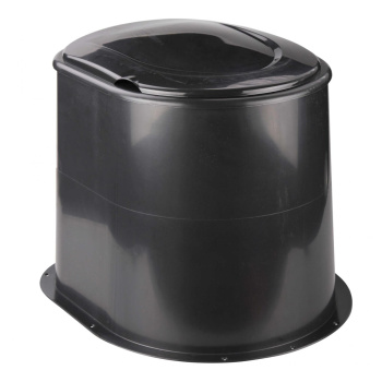 Туалет дачный (унитаз) пластм. темный М6356 (ЗПИ "Альтернатива")  *1/5