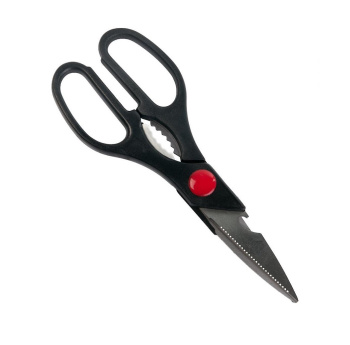 Ножницы кухонные 20см с орехоколом, открывалкой и рыбочисткой AST-004-НЖ-002 "ASTELL" *1/100