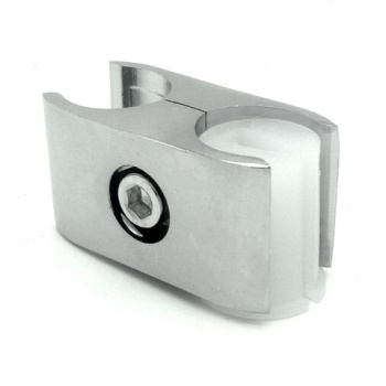 R-46+R-46A Крепеж параллельный для панели c вкладкой для стекла d-25 (20/200)