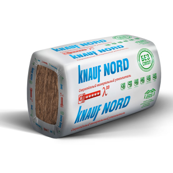 Утеплитель ТеплоKNAUF NORD Aguastatik TS 033, 100 мм, 6 плит, 4.5 м²