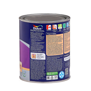 Краска акриловая для стен и потолков 1 л BINDO 3 База BW моющаяся глубокоматовая *1