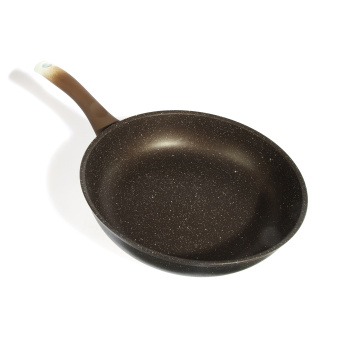 Сковорода алюм. а/приг.литая Kukmara "Marble Induction" Мрам.коф. d28см смки280а*1/4