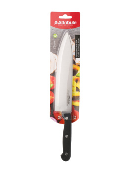 Нож кухонный ATTRIBUTE  пл.р.  Classic поварской дл.лезв.20см AKC128 блистер *1/6/36 Нож кухонный ATTRIBUTE  пл.р.  Classic поварской дл.лезв.20см AKC128 блистер *1/6/36