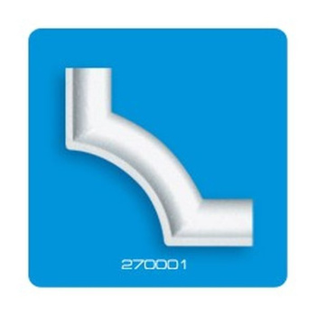 Угловой элемент к молдингу "Формат" (компл. 4шт)270001 *24