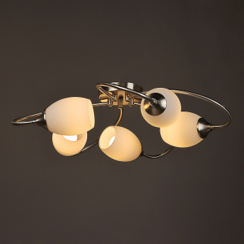 Люстра N6436/5 SL 5*40W E27 220V (d-600; h-160)  VERNER LIGHTING *1