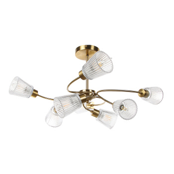 Люстра N6576/8 COP 8*40W E14 220V (d-720; h-310)  VERNER LIGHTING *1