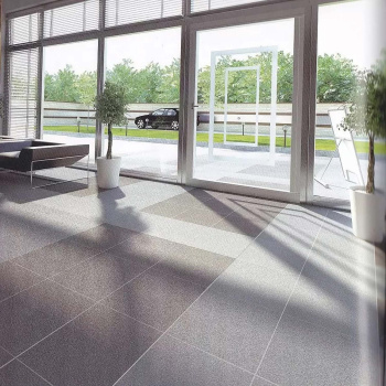 Керамогранит 1.44 м² Пиастрелла SP602, 600x600x10 мм, темно-серый