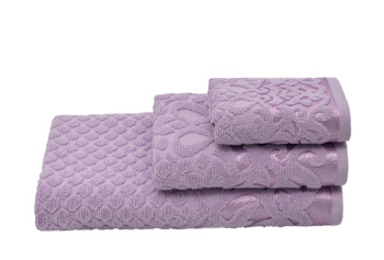 Полотенце махровое 50*90см Аврора фиолетовый 430г/м2 *5
