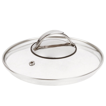 Кастрюля нерж. 2,0л "Аметист" д.Индукц. с Теплораспр.дн, d16см, выс11,7см Ст.кр. 1с2812 (Аша) *1/6