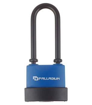Замок навесной прорезиненный 907WP-50L Палладиум *1/6/48