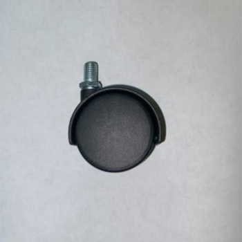 яяяКолесо мебельное болтовое крепл.чёрное 50мм (30кг) (арт.TWT-50) *1/200