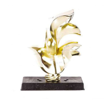 Наконечник ФАКЕЛ d16мм золото глянец 2шт *1