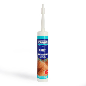 Герметик для древесины и паркета 300 мл KRASS, акриловый, бук