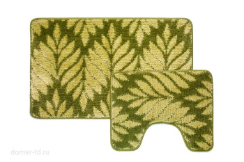 Коврик д/ванной Bombini "Classic" Комплект:(50см х 80см)+д/туалета Св.-зеленый CLC 202007 *1/25