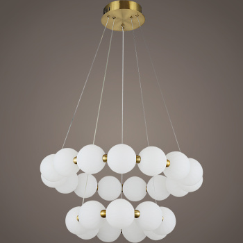 Люстра 31330-0.4-6+4 LED ПДУ+диммер 3000-6500К S=20м2  *1