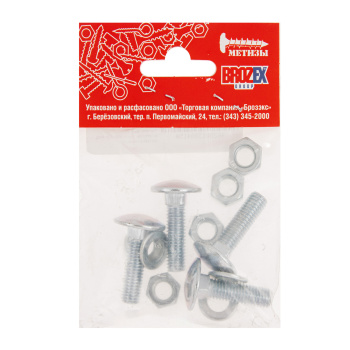 Набор крепежный мебельный М 8*30 BROZEX (4шт) *10/100