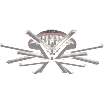 Светильник потолочный светодиодный 09824-3.3-4+4C CR (RGB) LED 111W 3000-6000К ПДУ+диммер S=20м2 *1