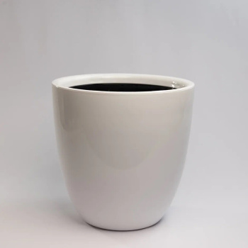 Кашпо пластм. "Сириус" 16,5л d верха 300мм h300мм со вставкой Белый СР30-10*1