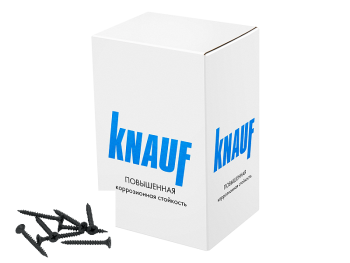 Саморезы по металлу KNAUF КОРОБКА 3,5*25 частая резьба ГКЛ TN (1000шт) арт.3504/669563 *1/16