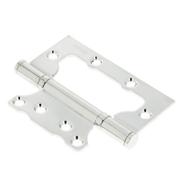 Петля без врезки 100*75*2,5мм ХРОМ СR (комплект 2шт.) АПЕКС *1/5/50