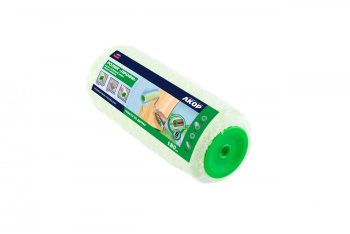 Ролик Микрофибра 180мм d 8мм бело-зеленый микс (Акор) *1/60