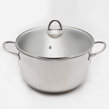 Кастрюля нерж. 5,0л "Классика-Прима" с Теплораспр.дн, d22см, Ст.кр., прутк.руч 1с755 (Аша) *1/4