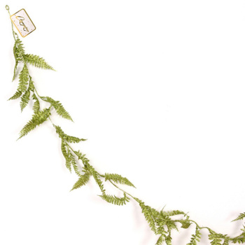 Украшение новогоднее "Сияющий папоротник" 1,80 м, Салатовый