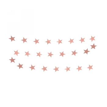 Растяжка "Звёздное сияние" 2,5 м 7 см , (24 штук), шампань, глянец