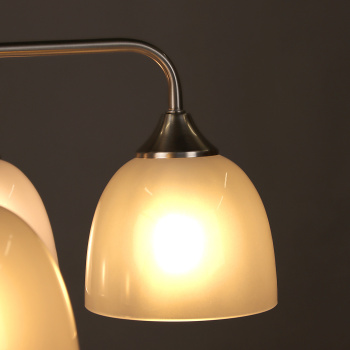 Люстра N6524/5 SL  5*40W E14 220V (d-570; h-400)  VERNER LIGHTING *1