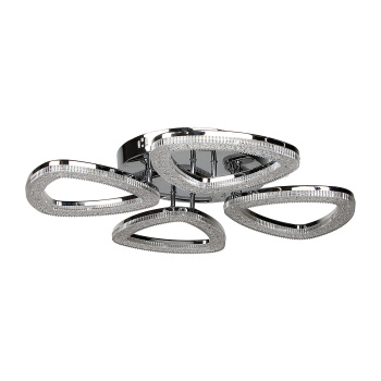 Люстра YH1232/4 CH 4*14W LED 3000-6500К (d-635; h-100) пульт  VERNER LIGHTING *1