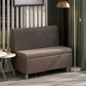 Диван прямой большой Каир исп.2 Велюр Camaro 05 (мокко)*1