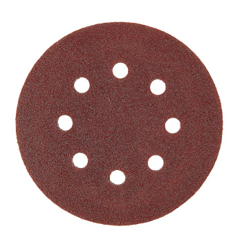 Круг шлифовальный на липучке 125мм Р80 8 отверстий (5шт) (9010-1258-080) STURM *1/40/320
