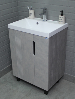 Тумба /Домино/ "Марта 60" бетон (выпис. раков. КШ149 - Unit, КМ416-Bazis 60, КЦ393-Absolute 60)*1/10