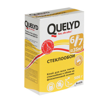 Клей для стеклообоев 500г Quelyd   *1/30/1440 Клей для стеклообоев 500г Quelyd   *1/30/1440