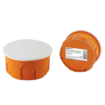 Коробка распаячная СП D80х40мм крышка IP20 TDM SQ1402-1907 инд. штр-код *1/10/175