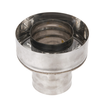 Оголовок с искрогасителем 115х200 нерж./нерж., 0,5мм 0,5мм, *1/6