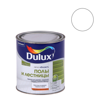 Краска акриловая 0.75 л для пола и лестниц DULUX, база BC, полуглянцевая