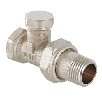Клапан радиаторный запорный прямой 1/2"(Ø15) М/П VALTEC VT.020.N *1/10
