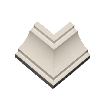 яяяУголок ПВХ наружный для плинтуса потолочного Урал-Пласт *50