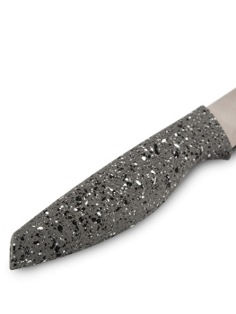 Нож кухонный ATTRIBUTE  пл.р. Stone универсальный дл.лезв.13см AKS114 блистер *1/6/72 Нож кухонный ATTRIBUTE  пл.р. Stone универсальный дл.лезв.13см AKS114 блистер *1/6/72