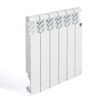 Радиатор алюминиевый 6 секций Royal Thermo Revolution, 500 мм, белый Радиатор алюминиевый 6 секций Royal Thermo Revolution, 500 мм, белый