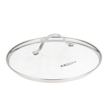 Кастрюля нерж. "Катунь" "Альта" 5,2л d24см термораспред. дно, Стекл. кр. KT-SET-005-52 *1/4