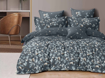 Постельное белье евро бамбук Орхидея 4808, наволочки 70*70 - 2шт *1